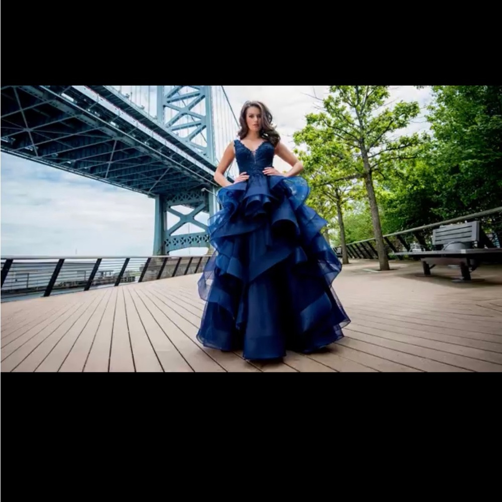 Ellie Wild Mon Cheri Designer Gown